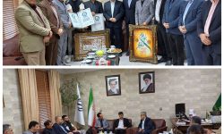 دیدار دو رکورد دار مازندرانی گینس، با مدیرکل ورزش و جوانان مازندران