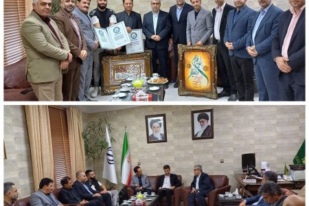 دیدار دو رکورد دار مازندرانی گینس، با مدیرکل ورزش و جوانان مازندران