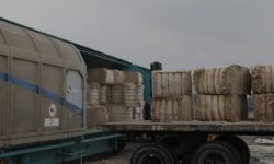 اولین محموله ترانزیتی پنبه و الیاف کشور ترکیه از طریق واگن وارد بندر امیرآباد شد   