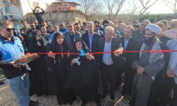 لبخند رضایت بر لب روستاییان حسین آباد بهشهر با افتتاح پروژه آبرسانی